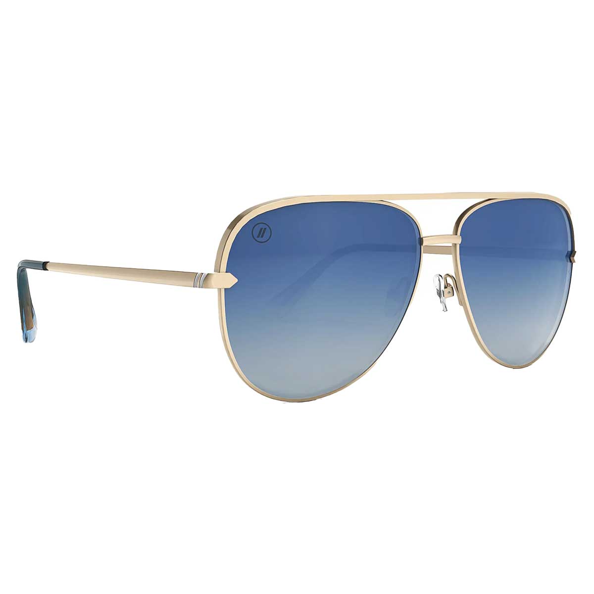 Blenders Shadow Sunglasses Polarized in Matte Gold